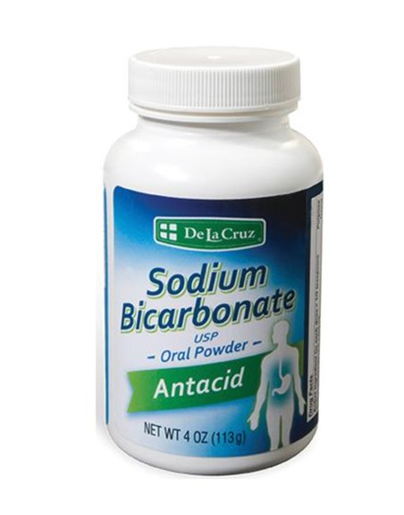 8948 - De La Cruz Sodium Bicarbonate - 4 oz. (Case of 24) - Box:  - Loc: R8