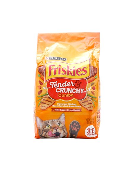 29551 - Friskies Tender & Crunchy Combo 4/3.15lb - Box:  - Loc: 