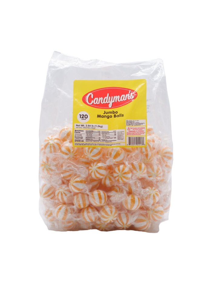 29553 - Candyman's Jumbo Candy Balls Mago - 120ct - Box:  - Loc: M3