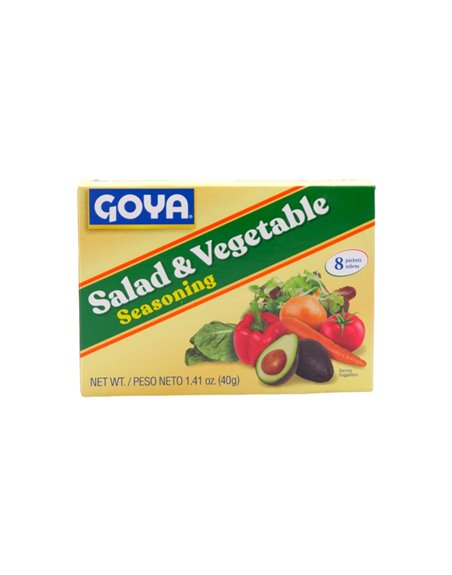 29556 - Goya Salad & Vegetables Seasoning - 1.41 oz. (Pack of 24) - Box:  - Loc: G11