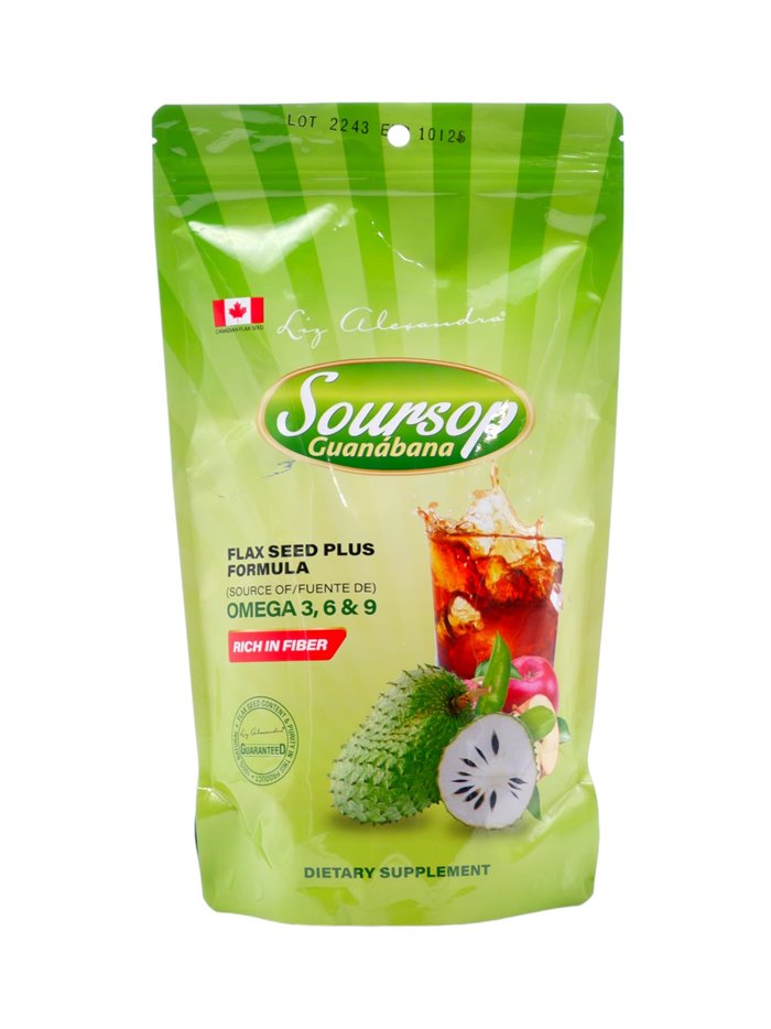 29623 - Flax Seed Plus Soursop ( Guanabana )  - 16 oz. (454g) - Box:  - Loc: R6