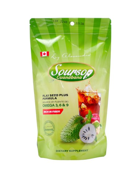 29623 - Flax Seed Plus Soursop ( Guanabana )  - 16 oz. (454g) - Box:  - Loc: R6