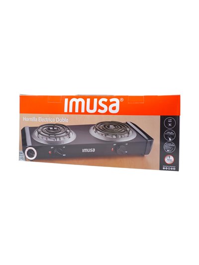 29633 - Imusa Electric Double Burner ( Estufa Electrica ) - 1750 Watts - Box:  - Loc: J13