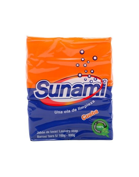 29642 - Sunami Cuaba Soap, - Pack Of 5 (Case of 10) - Box:  - Loc: B2