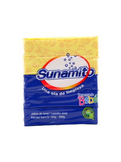 29643 - Sunami Bebé Soap, - Pack Of 5 (Case of 10) - Box:  - Loc: B2