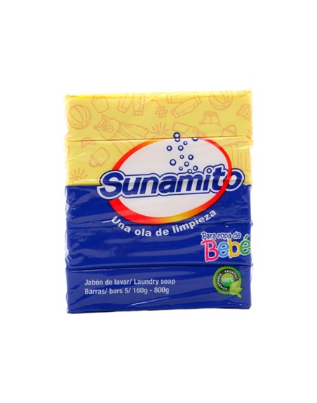 29643 - Sunami Bebé Soap, - Pack Of 5 (Case of 10) - Box:  - Loc: B2