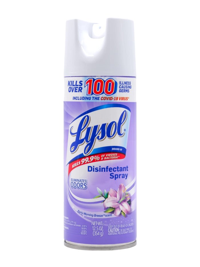29703 - Lysol Disinfectant Spray, Early Morning - 12/12.5 oz. 80833 - Box:  - Loc: I5