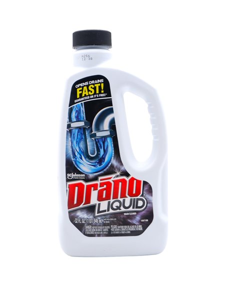 29716 - Drano Liquid Drain Cleaner - 30.4 fl. oz (900ml). (Case Of 12) - Box:  - Loc: C12