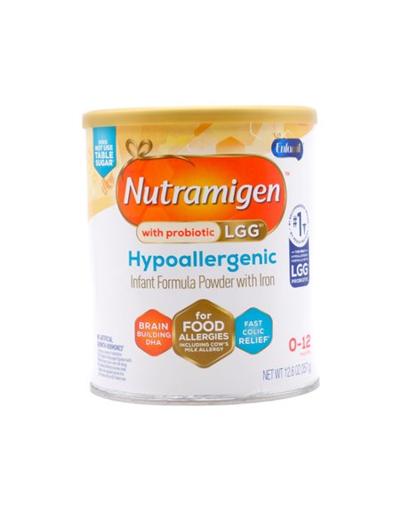 29745 - Enfamil Infant Formula, Nutramigen w Probiotic , Powder - 12.6 oz. (Case of 6) - Box:  - Loc: G1