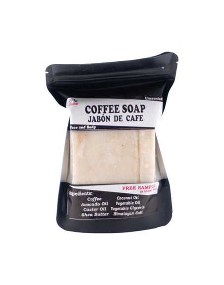 29752 - Piel Sedosa. Jabon De Café Unscented. (Coffee Soap) - 4.5 oz. - Box:  - Loc: G3