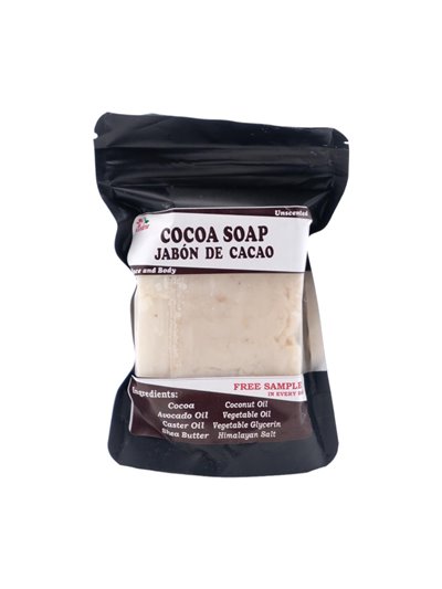 29754 - Piel Sedosa. Jabon De Cacao Unscented. (Cocoa Soap) - 4.5 oz. - Box:  - Loc: G3