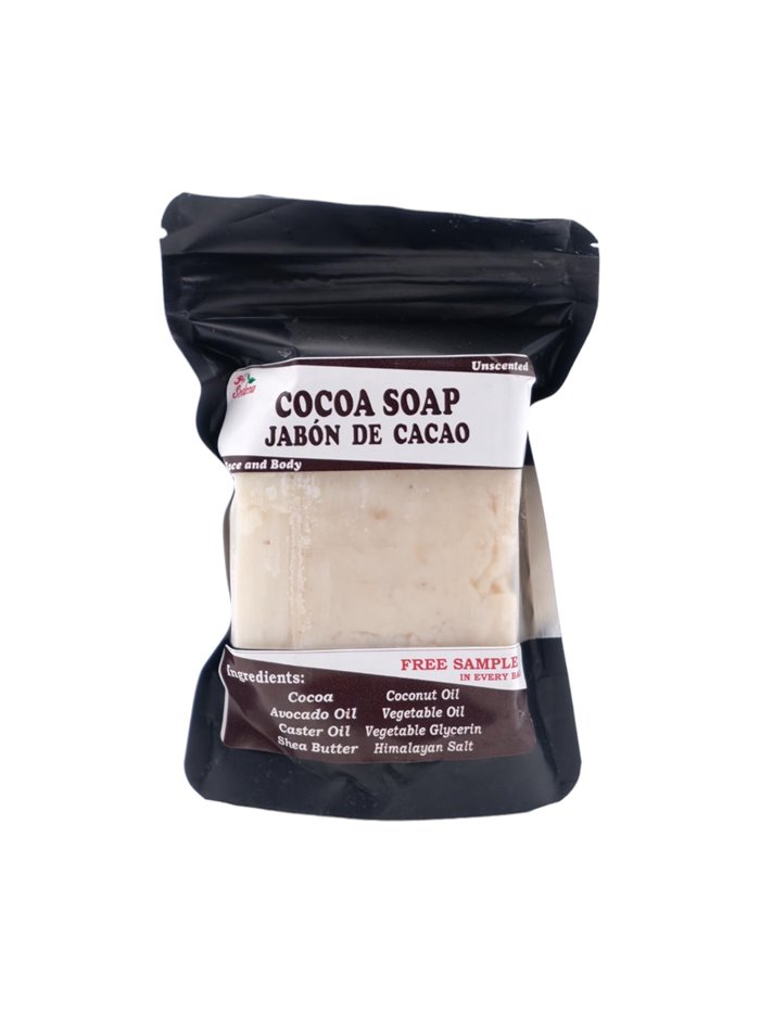 29754 - Piel Sedosa. Jabon De Cacao Unscented. (Cocoa Soap) - 4.5 oz. - Box:  - Loc: G3