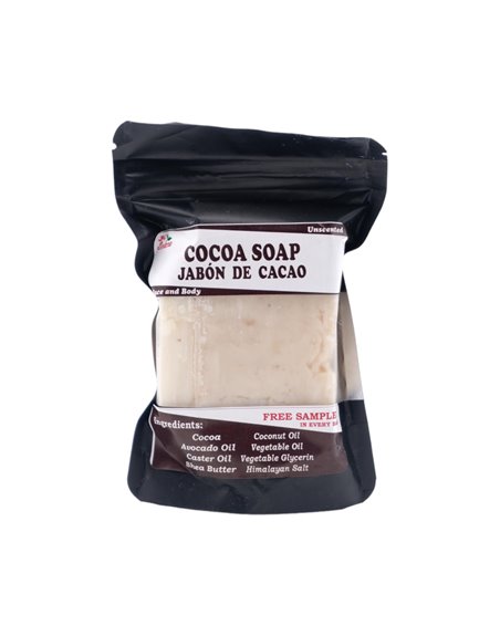 29754 - Piel Sedosa. Jabon De Cacao Unscented. (Cocoa Soap) - 4.5 oz. - Box:  - Loc: G3