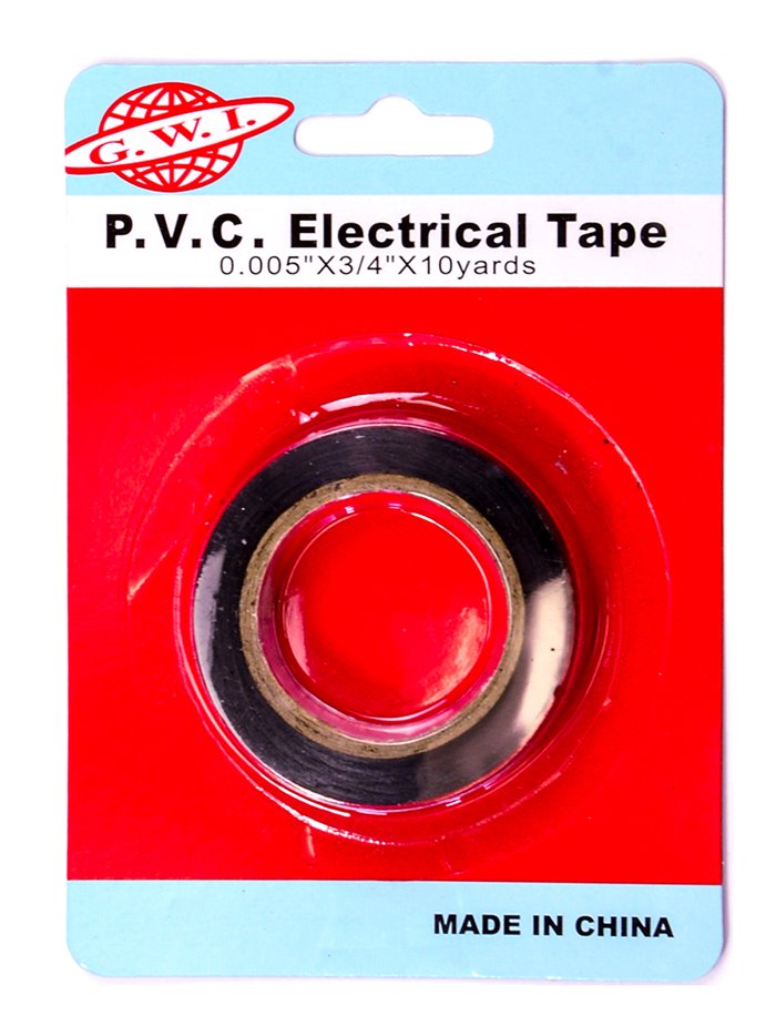 9116 - Electrical Tape, 0.25" x 10 yds - 24 Count - Box:  - Loc: I11