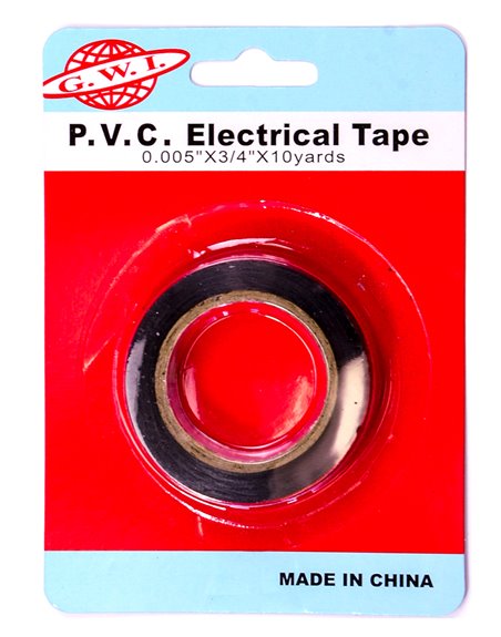9116 - Electrical Tape, 0.25" x 10 yds - 24 Count - Box:  - Loc: I11