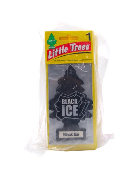29780 - Car Freshner Little Trees Black Ice - 24 Pack (Case of 6Pkg) - Box:  - Loc: A6