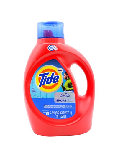 29795 - Tide Liquid Detergent, HE Sport Odor Defense (Active Fresh) - 92 fl. oz. (Case of 4). 87517 - Box:  - Loc: C4
