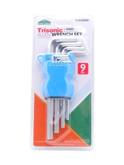 29805 - Trisonic Allen Wrench Set - 9 Pcs (TS-G150HD) - Box:  - Loc: A1