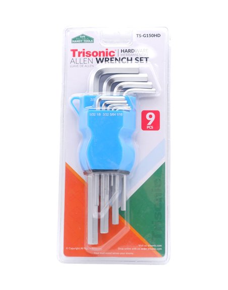 29805 - Trisonic Allen Wrench Set - 9 Pcs (TS-G150HD) - Box:  - Loc: A1
