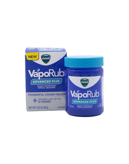 29836 - Vicks VapoRub Advanced Plus Ointment - 2.82 oz. (80g) - Box:  - Loc: J0