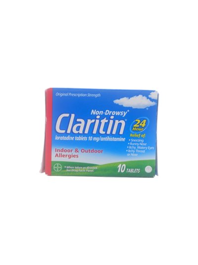 29897 - Claritin Reditabs (Indoor & Outdoor Allergies) - 10 Tabs - Box:  - Loc: 