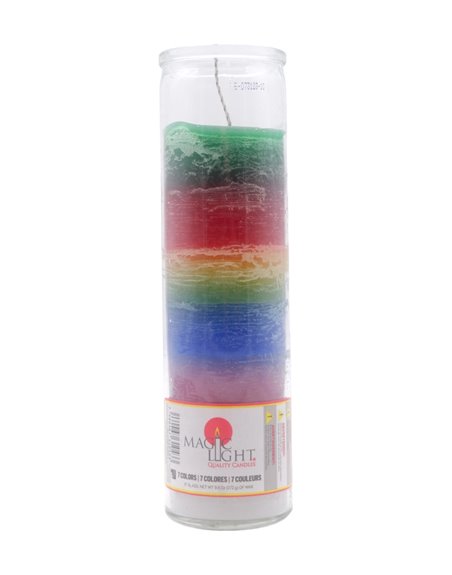 29899 - Candle 7 Days Seven Colors  - (Case of 12). 1043 - Box:  - Loc: A9