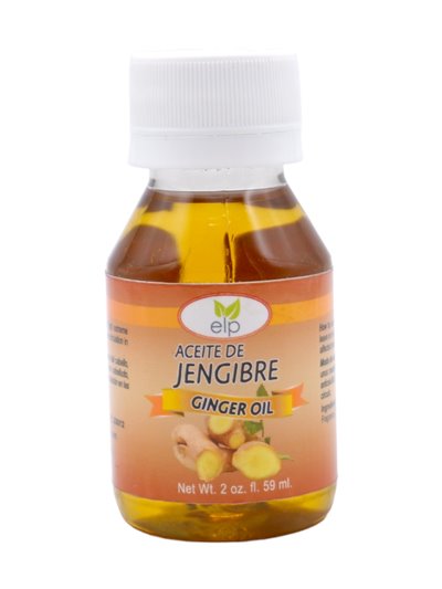 29917 - Elp Ginger Oil ( Aceite D Jenjibre ) , 2 fl. oz. - Box:  - Loc: L2