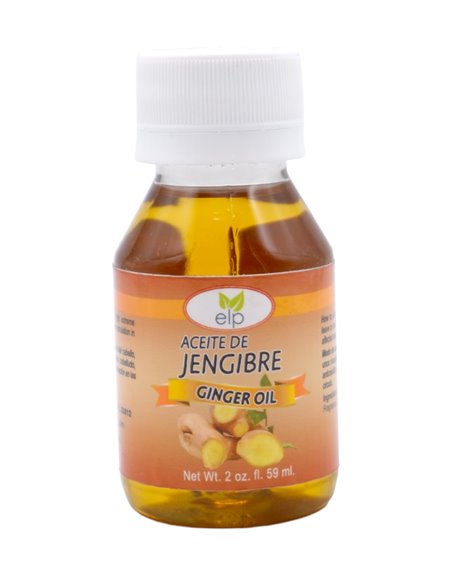 29917 - Elp Ginger Oil ( Aceite D Jenjibre ) , 2 fl. oz. - Box:  - Loc: L2