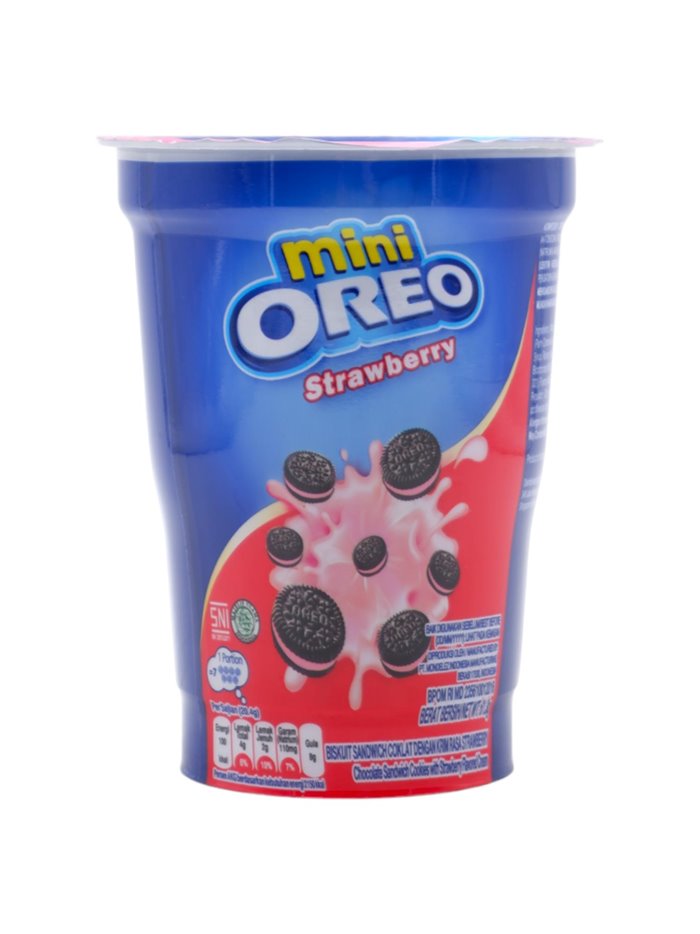 29919 - Mini Oreo Strawbery (Cup) Cookies Cup - 24/61.3g - Box:  - Loc: N6