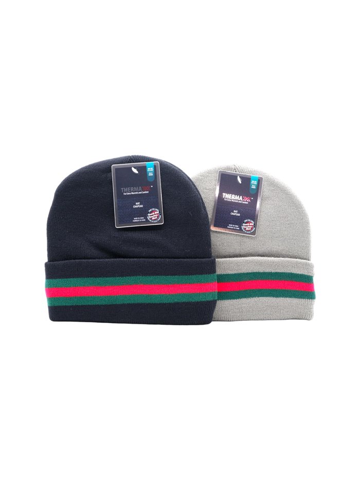29979 - Thermaxx B Hat  Red Green w/f  10053 - Box:  - Loc: Q2