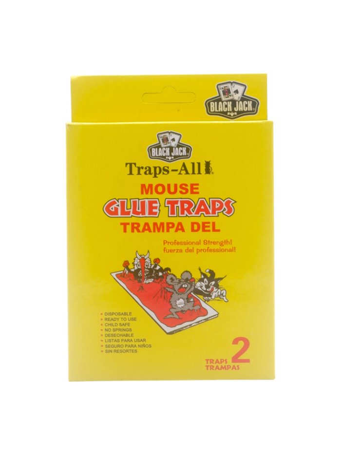 29990 - Black Jack Traps-All Mouse Glue Traps - 2ct - Box:  - Loc: I13