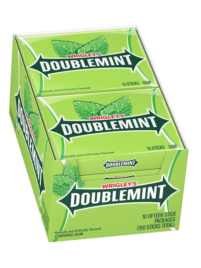 9260 - Wrigley's Doublemint Gum - 10 Pack - Box:  - Loc: N1