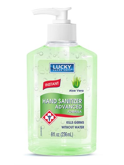 9271 - Hand Sanitizer, Aloe Vera - 8 fl. oz. - Box:  - Loc: F2