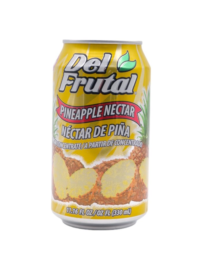 30028 - Del Frutal Pineaple Nectar - 24/11.16 fl. oz. - Box:  - Loc: K10