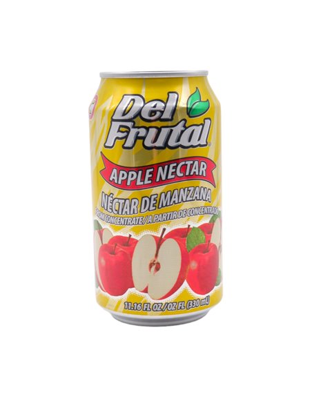 30029 - Del Frutal Apple Nectar - 24/11.16 fl. oz. - Box:  - Loc: K10