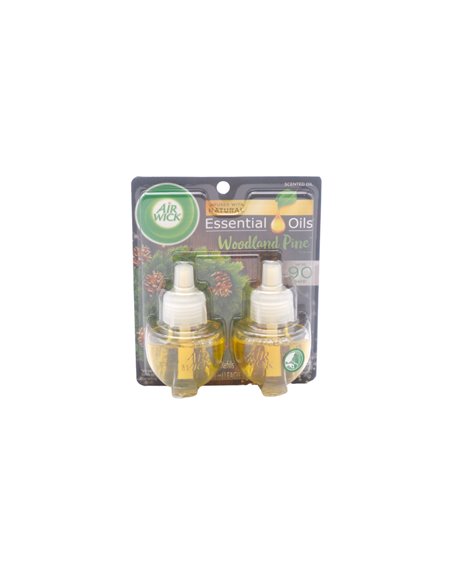 30037 - Air Wick Scented Oil Refill, Woodland Pine - 2x40ml. (Case of 6) - Box:  - Loc: I7
