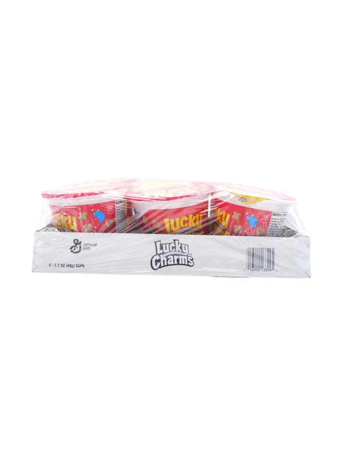 30051 - General Mill's Lucky Charms Cereal Cup - 6 Pack - Box:  - Loc: M2