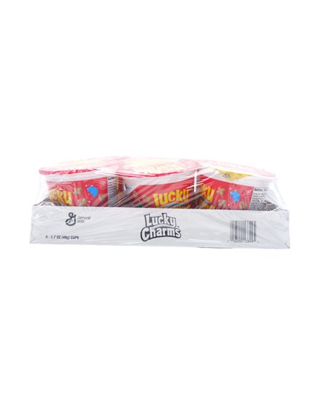 30051 - General Mill's Lucky Charms Cereal Cup - 6 Pack - Box:  - Loc: M2
