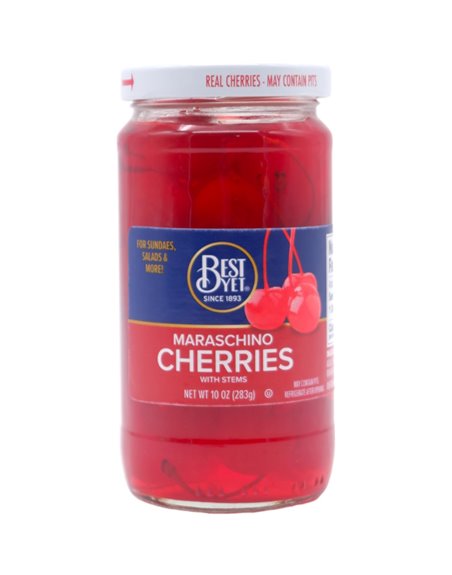30059 - Cherryman Maraschino Cherries -  10oz. Xase Of 12 - Box:  - Loc: 