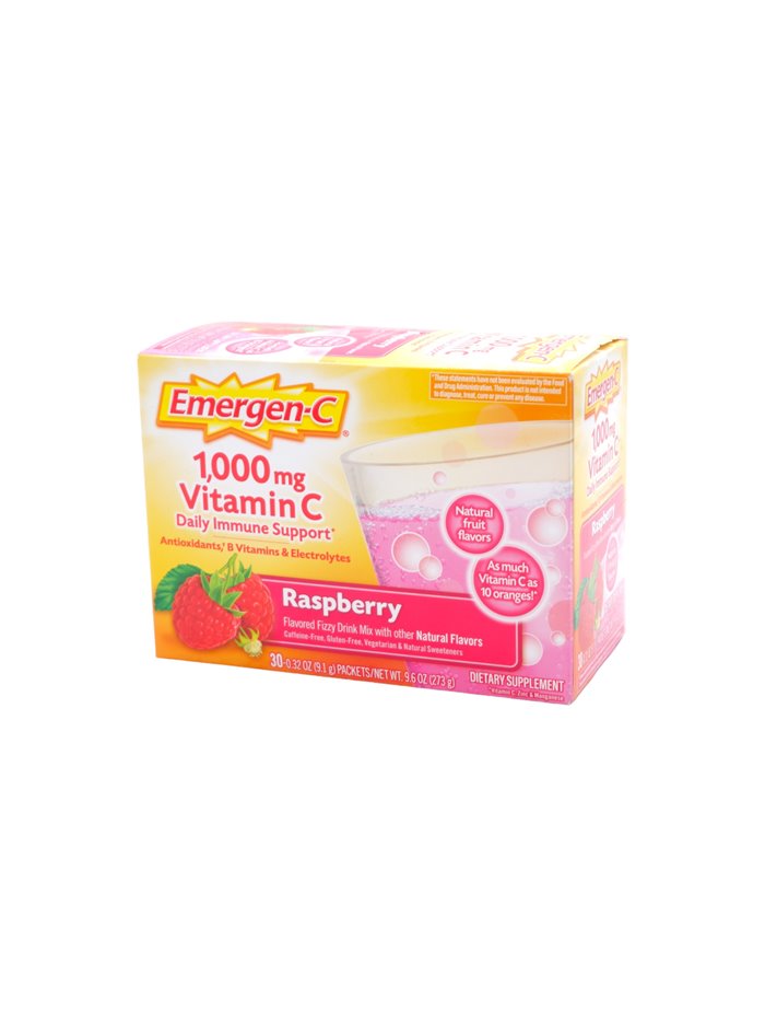 30065 - Emergen-C Vitamin C, Raspberry - 30 Bags - Box:  - Loc: N1