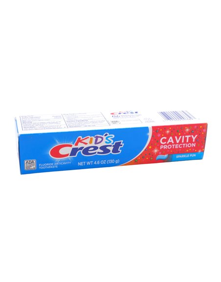30073 - Crest Kid's Toothpaste Cavity Protection  - 4.6oz(130gr) - Box:  - Loc: J0