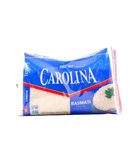 30112 - Carolina Basmati Fragant Rice - 5Lb.
(Case OF 6) - Box:  - Loc: R2