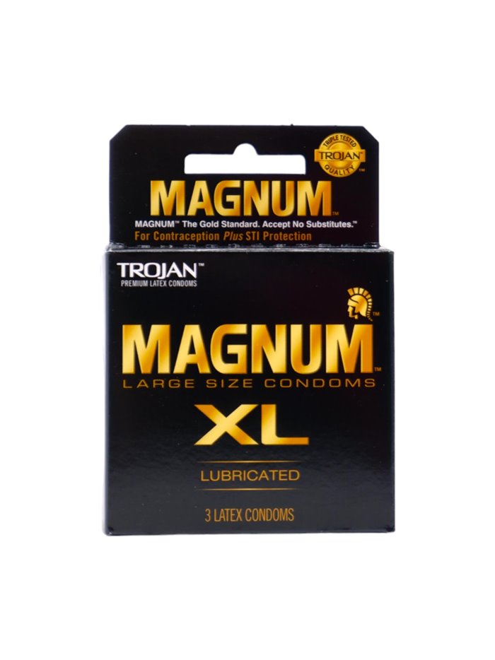 30114 - Trojan Magnum XL Large Size, Lubricated - 6 Pack/3ct - Box:  - Loc: K11