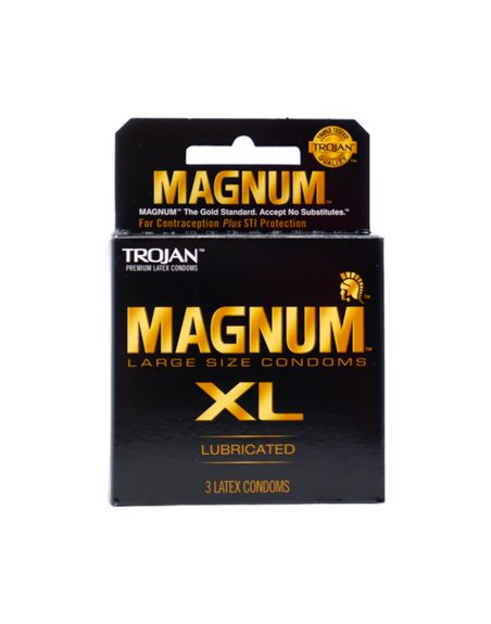 30114 - Trojan Magnum XL Large Size, Lubricated - 6 Pack/3ct - Box:  - Loc: K11
