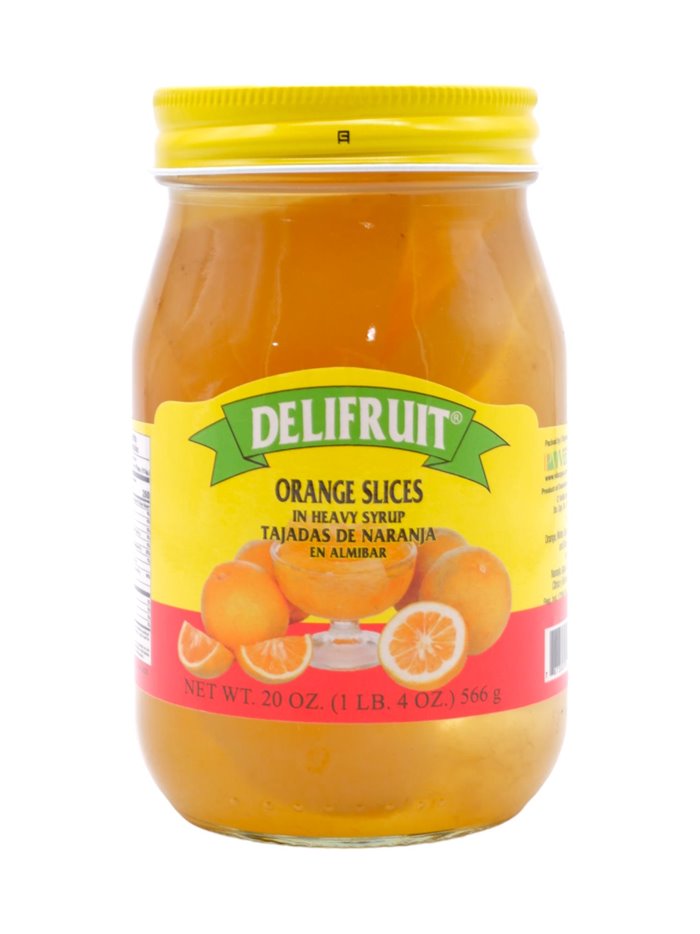 30119 - Delifruit Orange Slices  Amilbar - 20 oz. - Box:  - Loc: F1