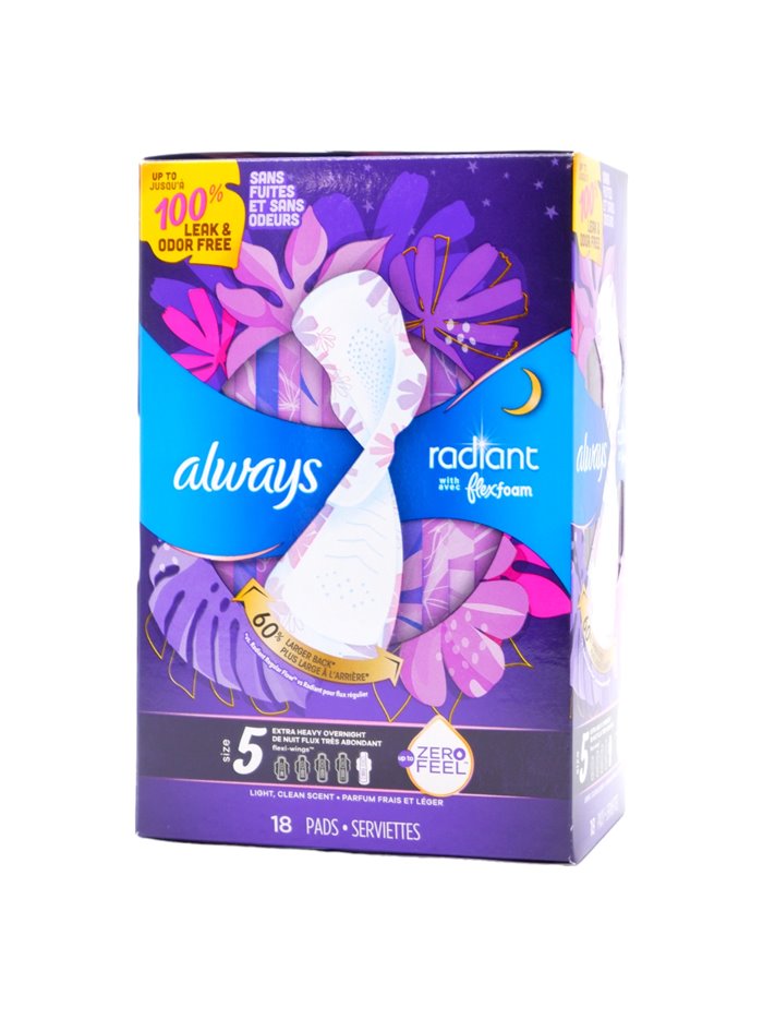 30198 - Always Radiant Flex Floam Size 5 - 3 x 18's 80720629 - Box:  - Loc: D2