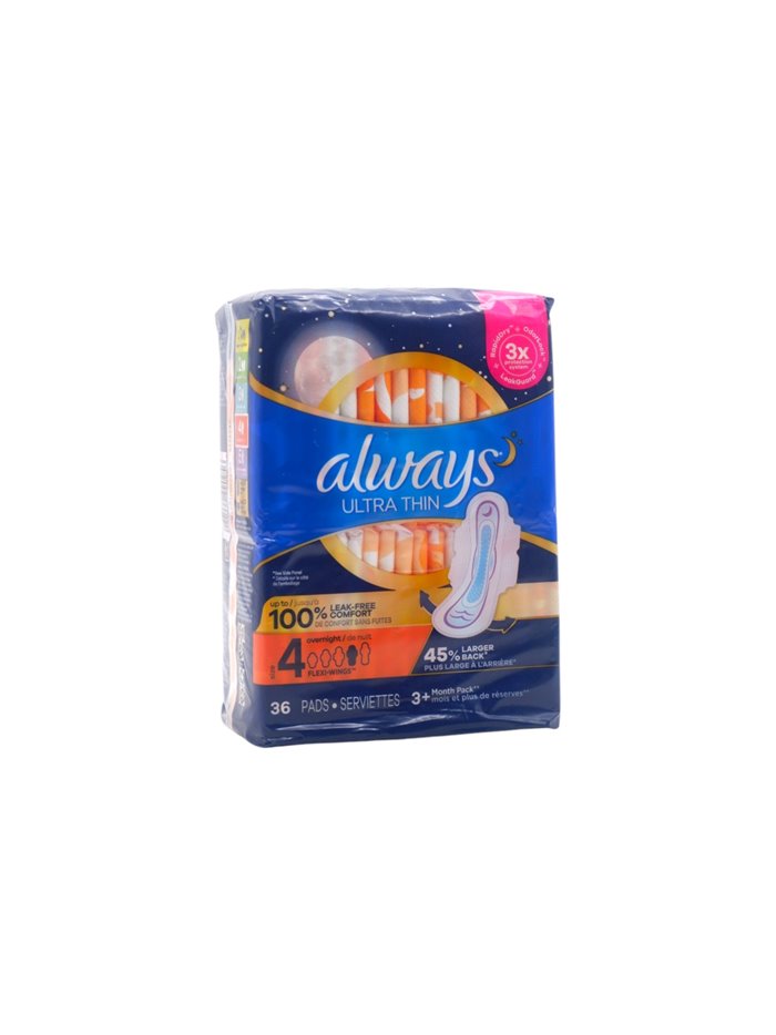 30199 - Always Ultra Thin -  6 x 36's 99595/00708 - Box:  - Loc: E3