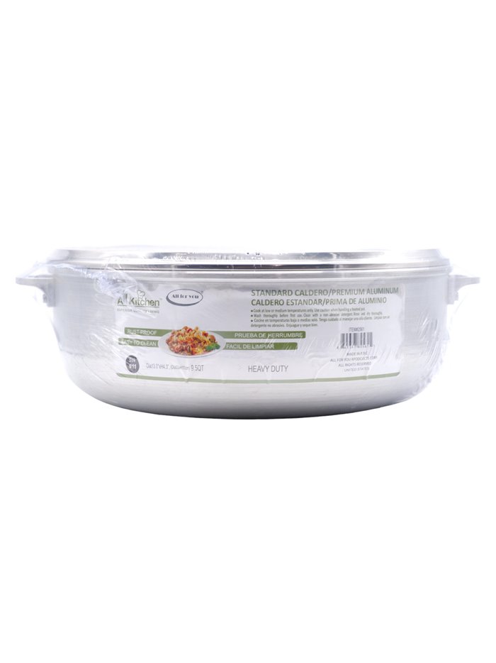 30213 - Ali Kitchen Aluminum W/ Glass Lid - No. 11/9.5Qt - Box:  - Loc: J11