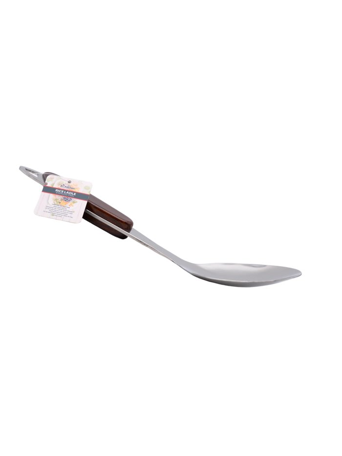 30214 - All For You, S/S Rice Ladle W/ Wooden Handle (Cucharon) No.3215 - Box:  - Loc: J9