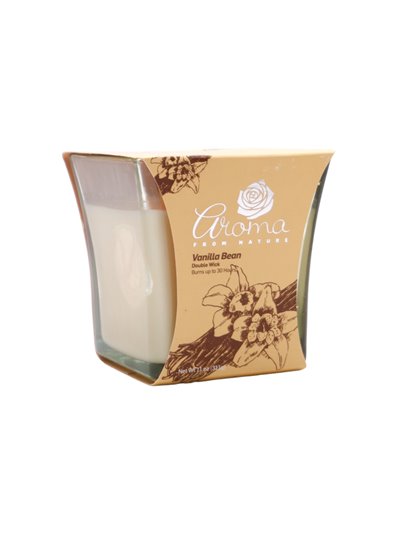 30244 - Aroma Candle Vanilla Bean- 6/11 oz. (Case Of 6). 2452 - Box:  - Loc: H13